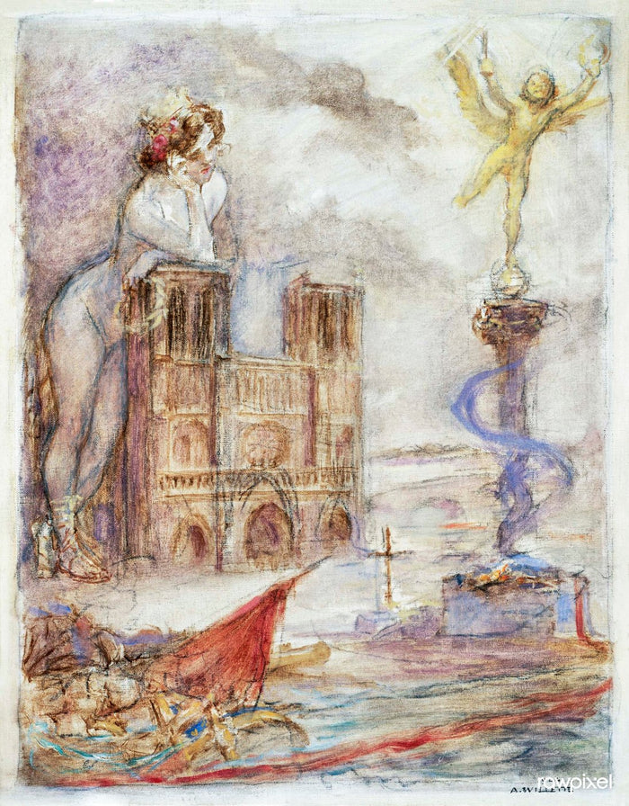 Adolphe Willette — signature work