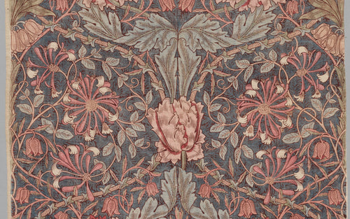 A William Morris floral textile pattern