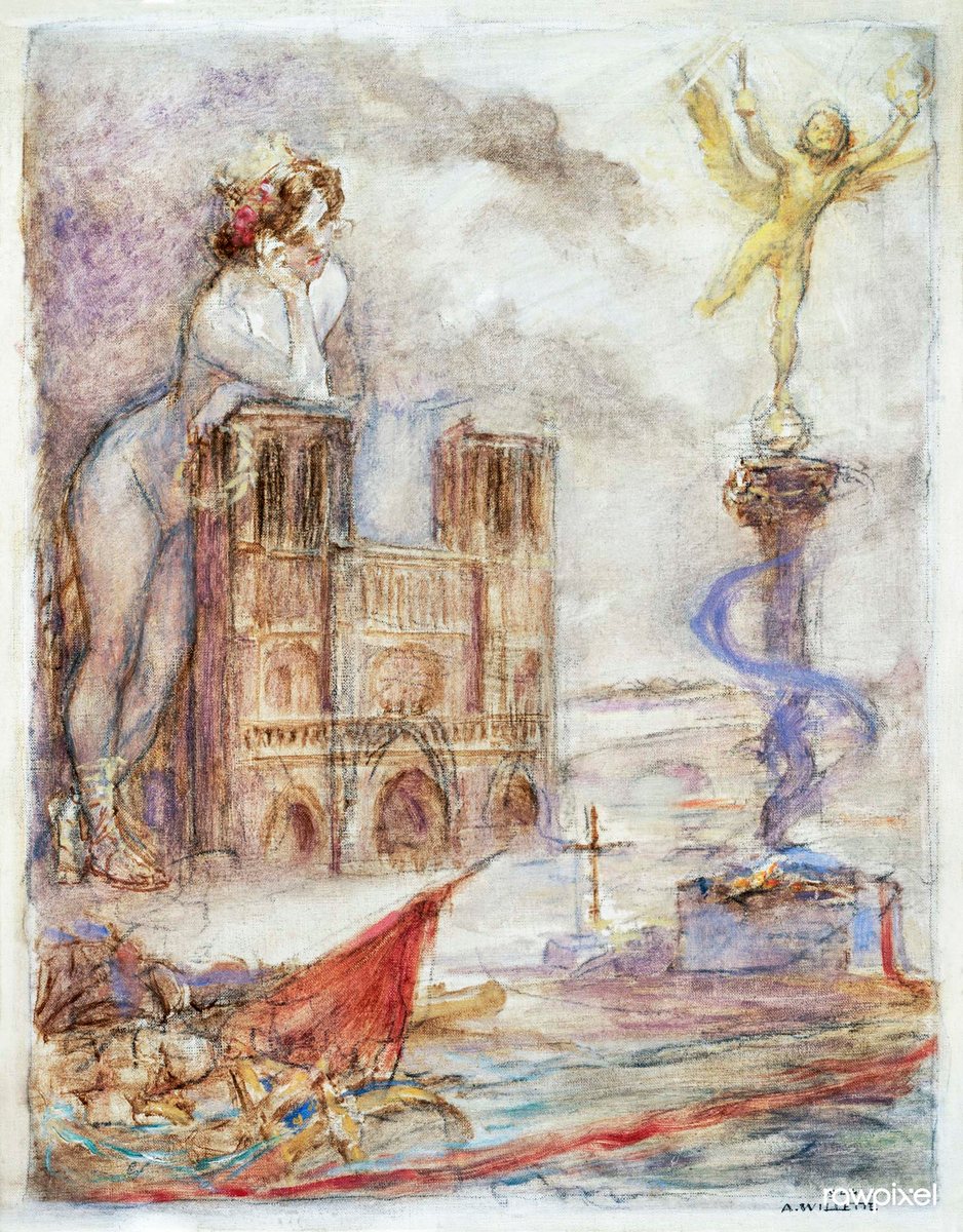 Willette's Watercolours: Paris in Reverie