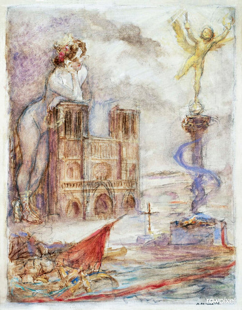 Willette's Watercolours: Paris in Reverie