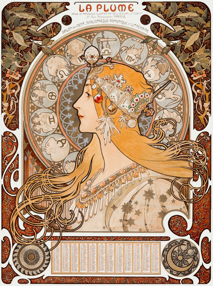 Alphonse Mucha — signature work