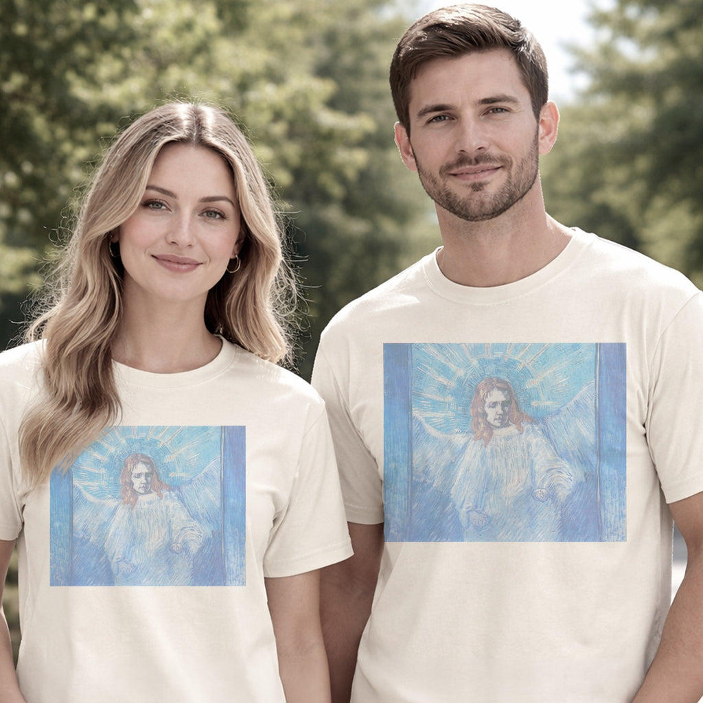Vincent van Gogh — Half-Figure of an Angel (after Rembrandt) Post-Impressionist Art Tee
