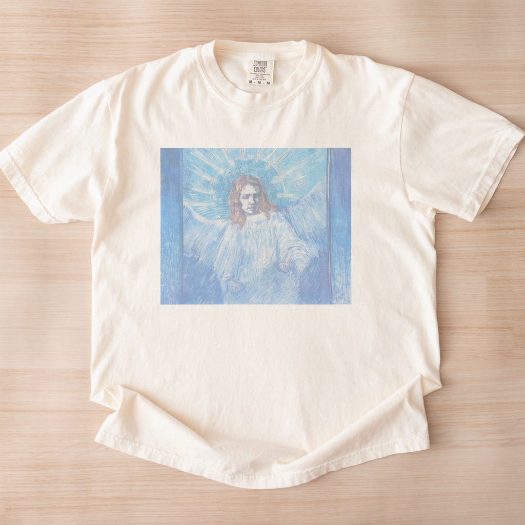 Vincent van Gogh — Half-Figure of an Angel (after Rembrandt) Post-Impressionist Art Tee