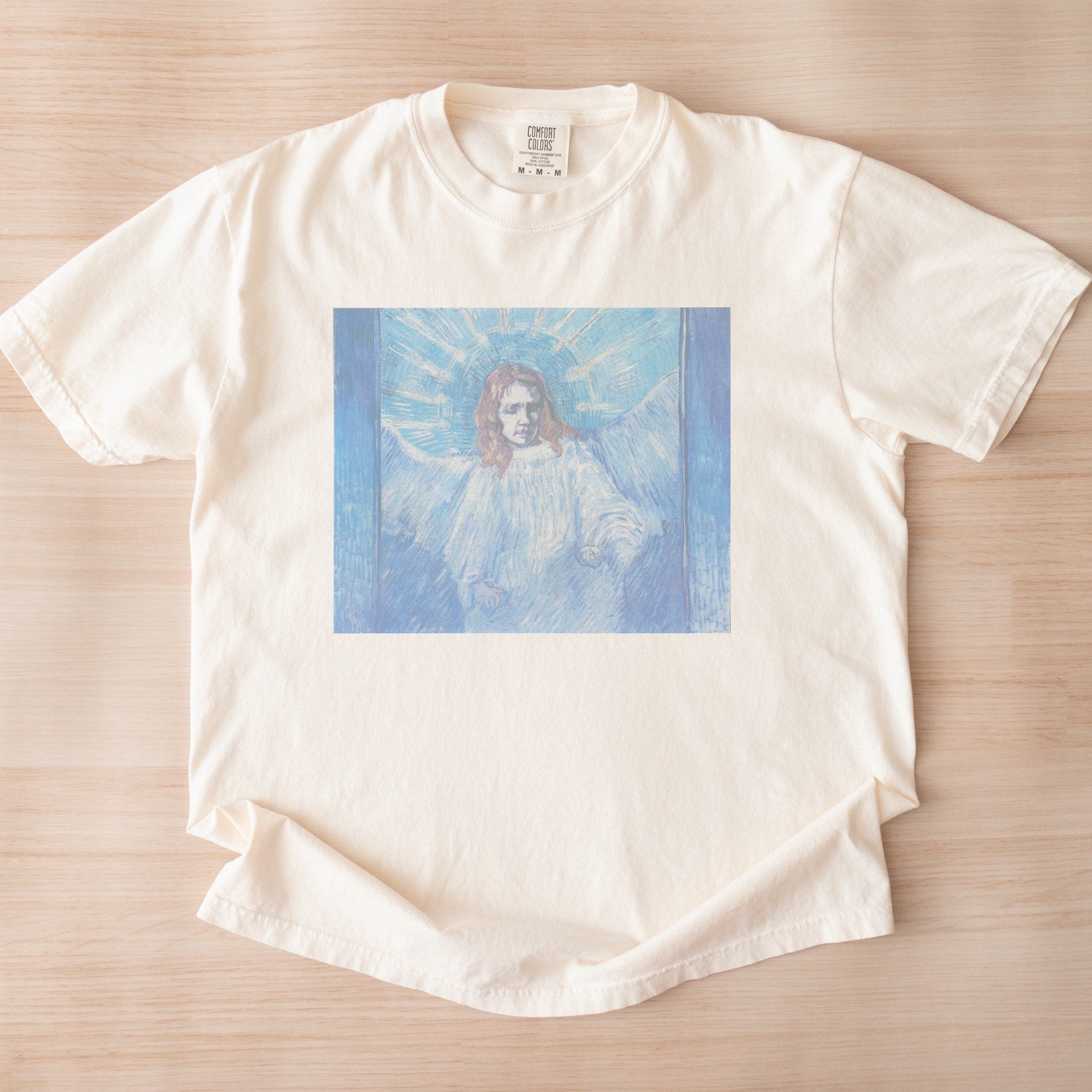Vincent van Gogh — Half-Figure of an Angel (after Rembrandt) Post-Impressionist Art Tee