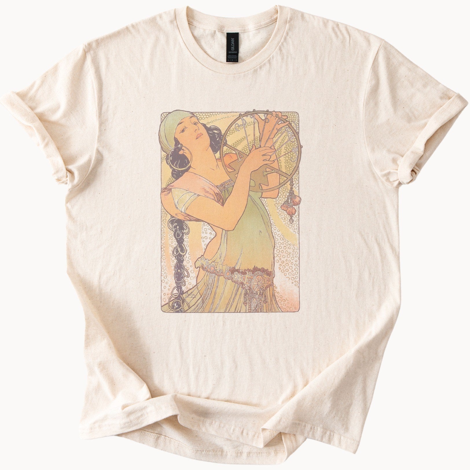 Alphonse Mucha — Salomé (1897) Vintage Art Nouveau Tee