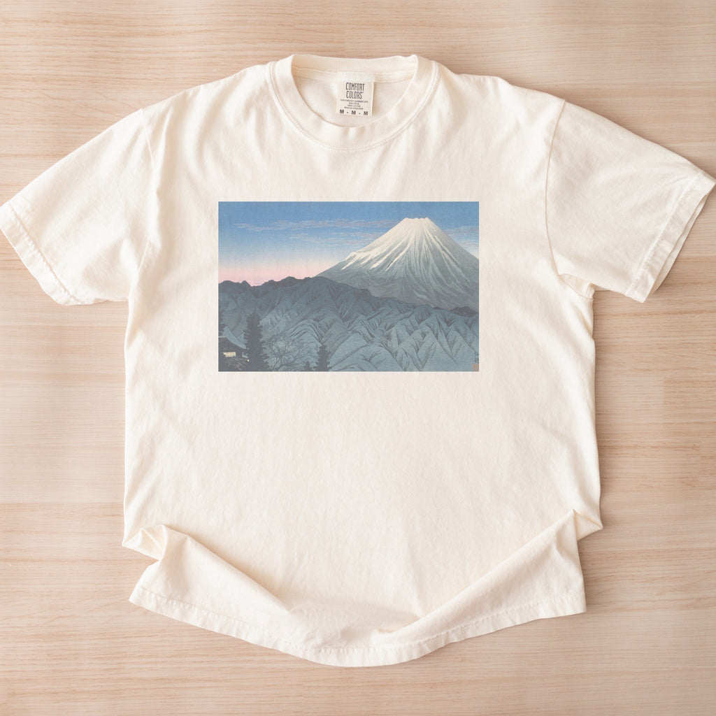Takahashi Hiroaki (Shōtei) — Mount Fuji from Hakone (1930) Japanese Woodblock Landscape Tee