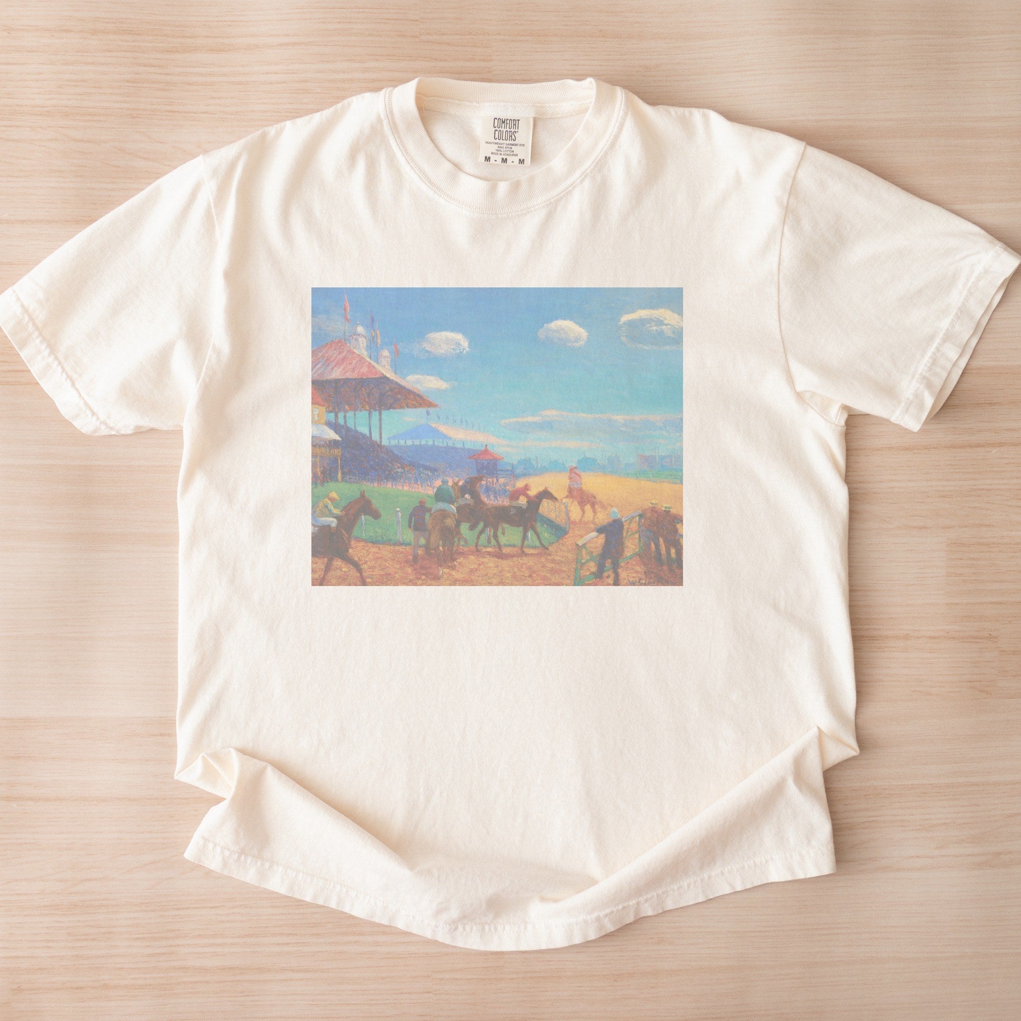 William James Glackens — Race Track (1908–1909) Vintage American Impressionism Tee