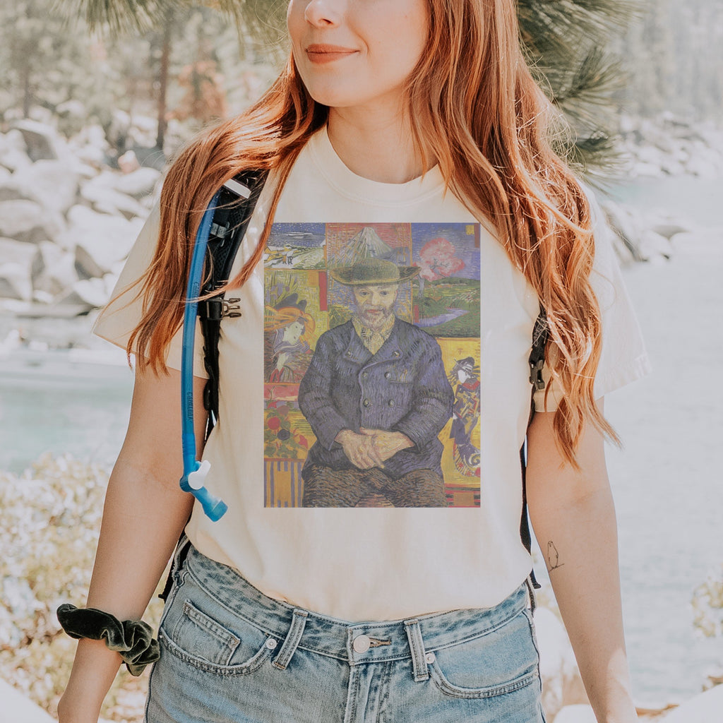 Vincent van Gogh — Portrait of Père Tanguy (1887) Post-Impressionist Fine Art Tee