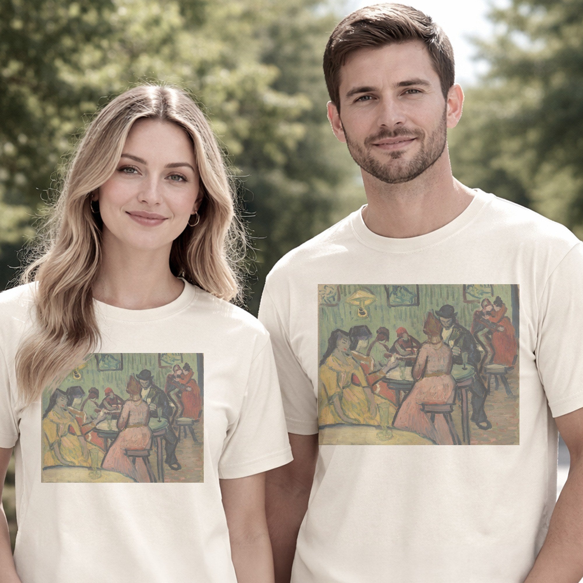 Vincent van Gogh — The Brothel (Le Lupanar) Post-Impressionist Café Interior Tee