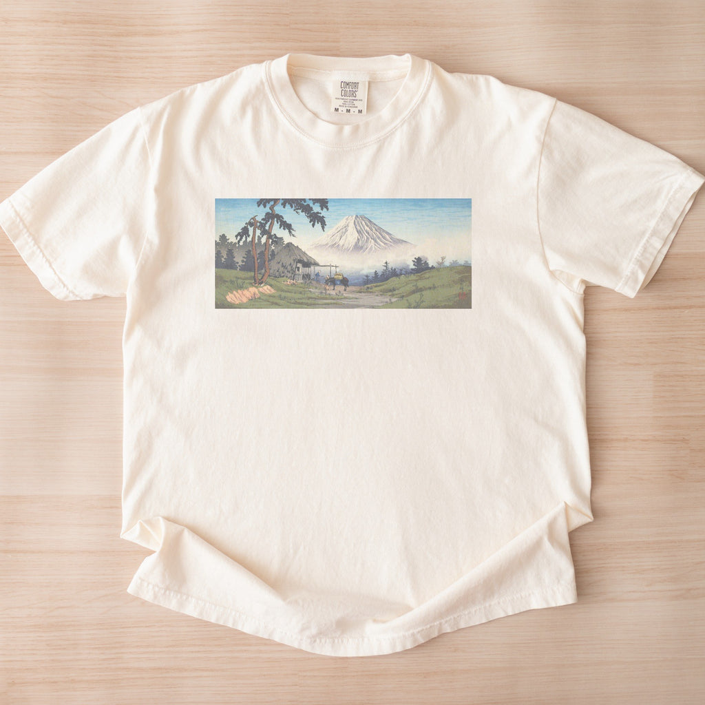 Takahashi Hiroaki (Shōtei) — Otome Pass, Hakone (ca. 1932) Japanese Woodblock Print Tee