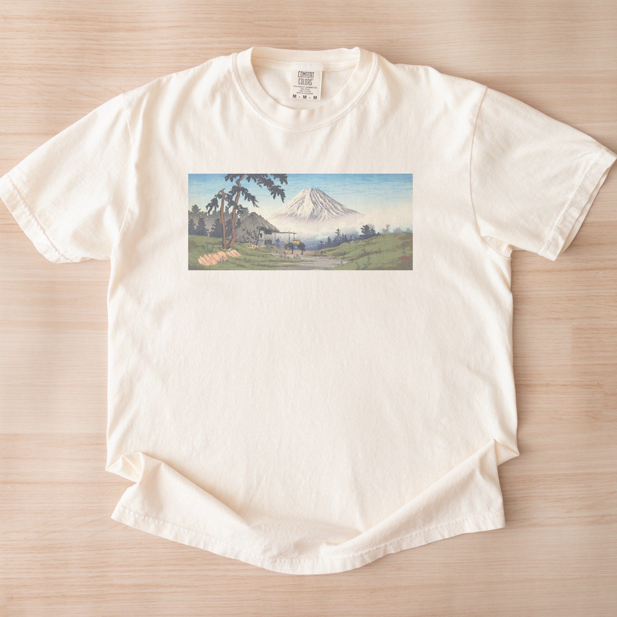 Takahashi Hiroaki (Shōtei) — Otome Pass, Hakone (ca. 1932) Japanese Woodblock Print Tee