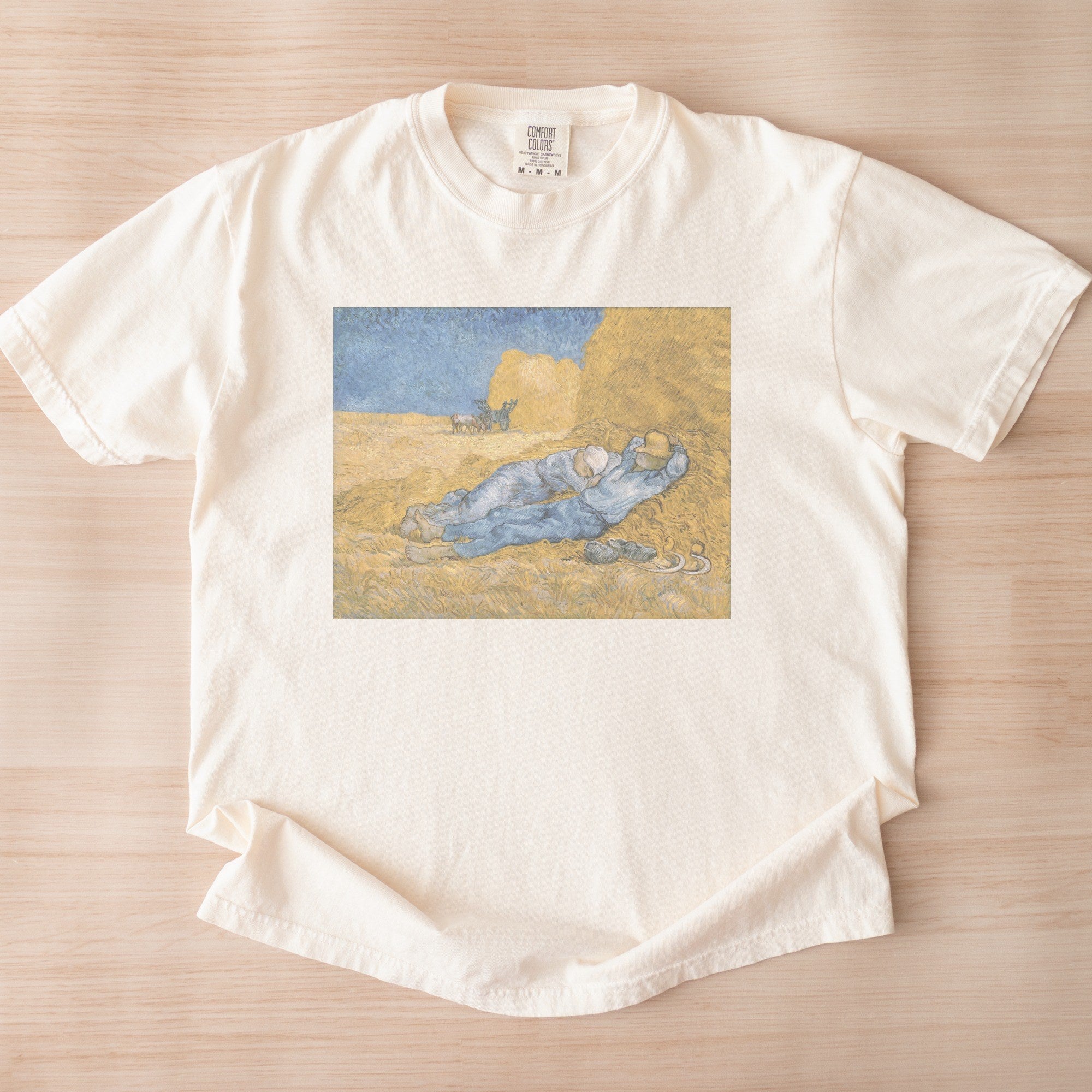Vincent van Gogh — The Siesta (1890) Post-Impressionist Fine Art Tee