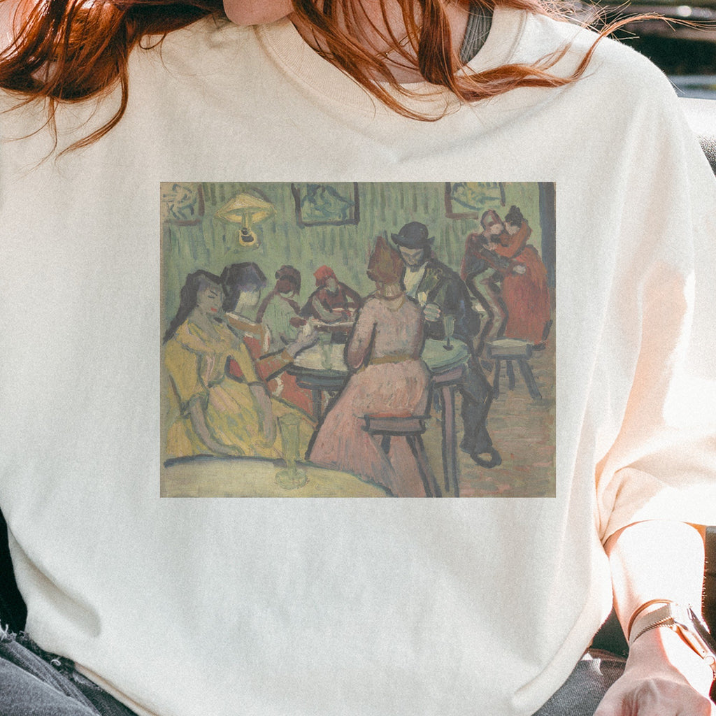 Vincent van Gogh — The Brothel (Le Lupanar) Post-Impressionist Café Interior Tee