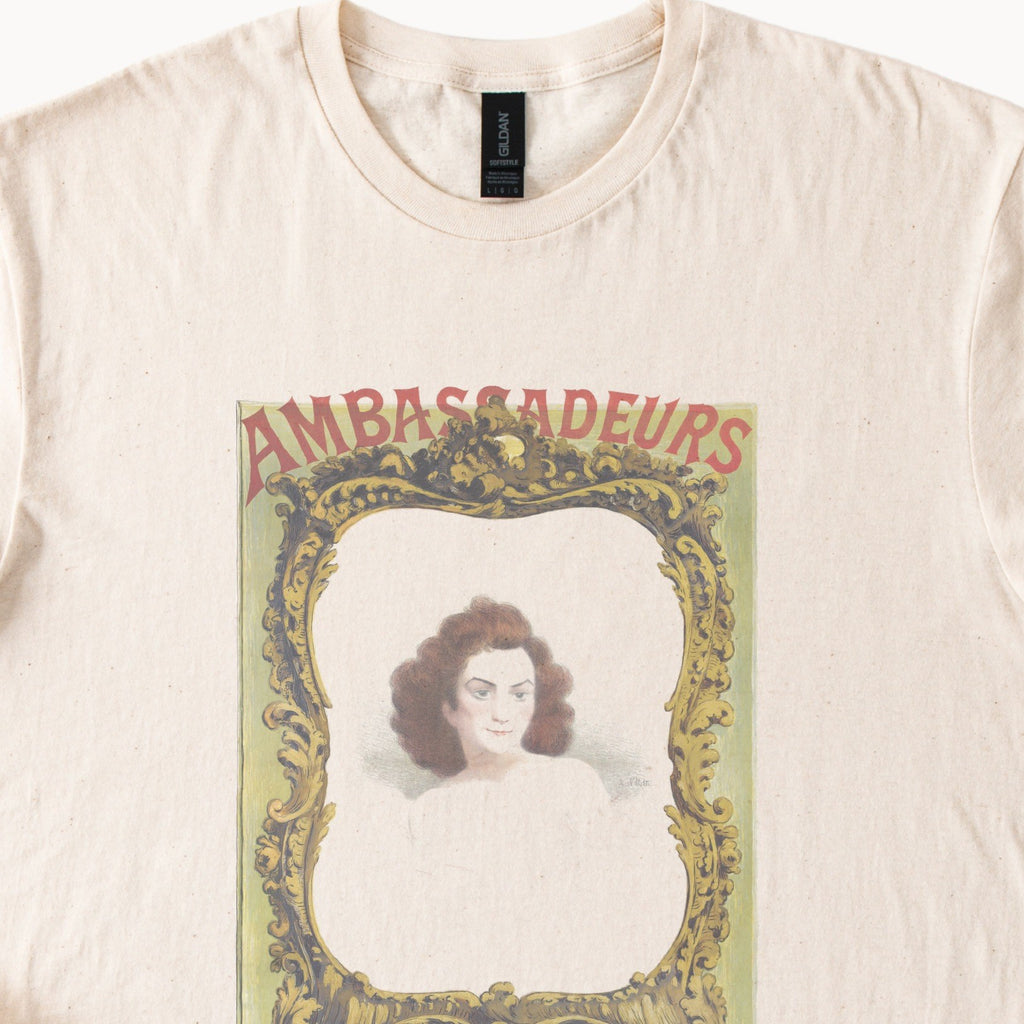 Adolphe Willette — Magnitta, Les Ambassadeurs (1895) Vintage French Belle Époque Poster Tee