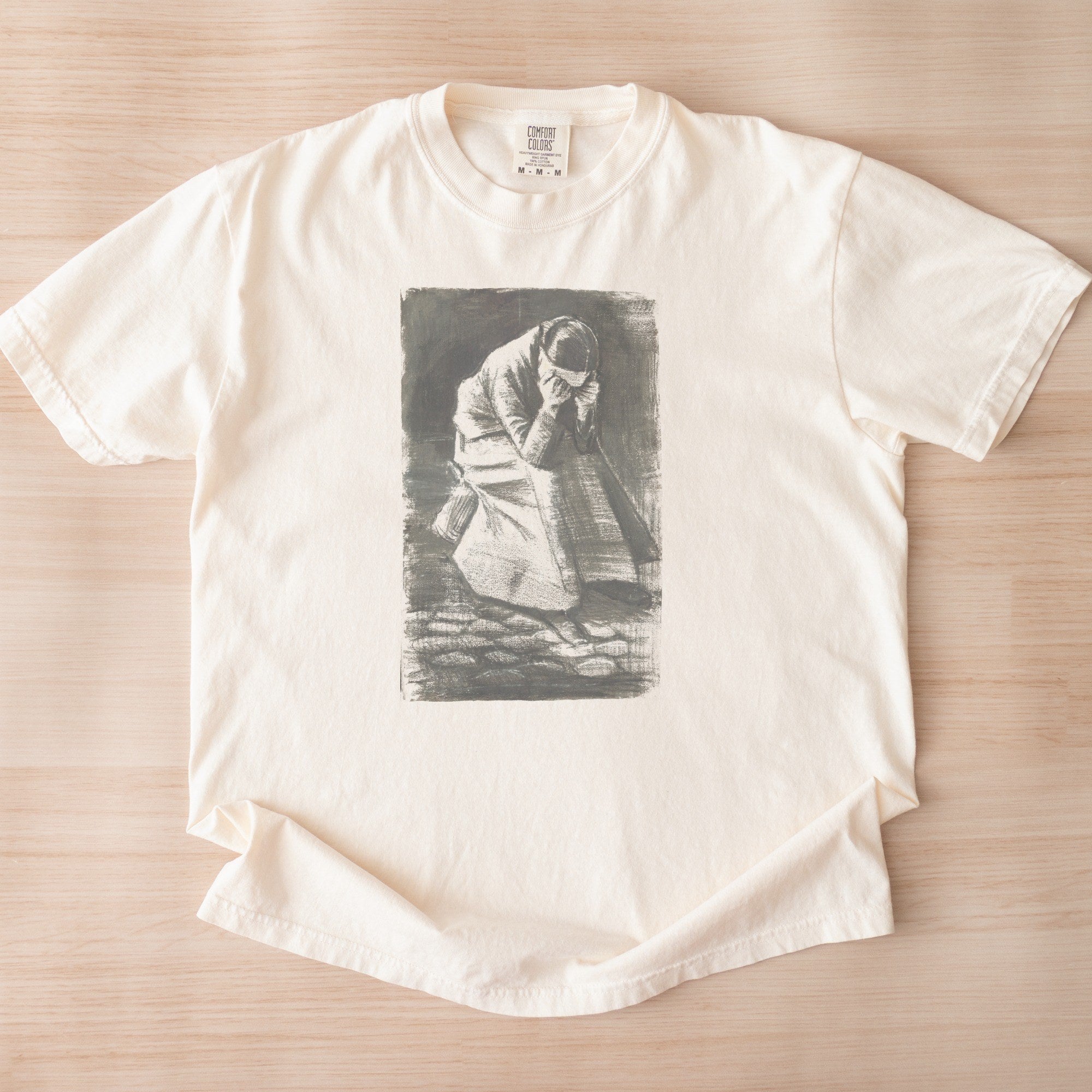 Vincent van Gogh — Weeping Woman Vintage Figure Drawing Tee