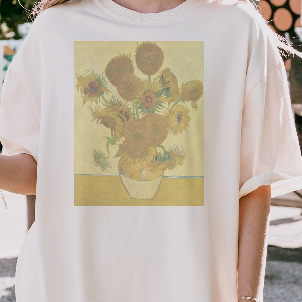 Vincent van Gogh — Sunflowers (1888) Post-Impressionist Still Life Tee