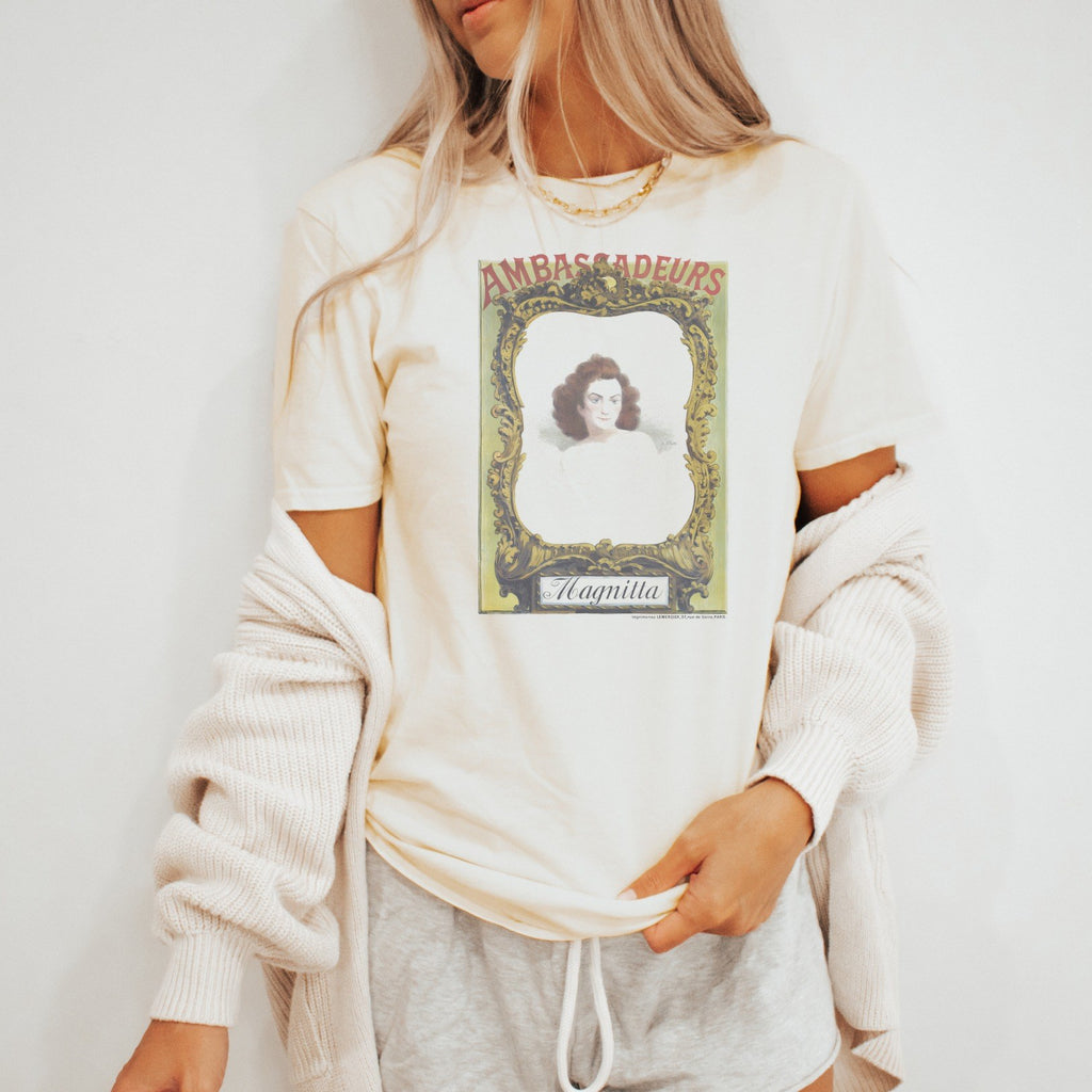Adolphe Willette — Magnitta, Les Ambassadeurs (1895) Vintage French Belle Époque Poster Tee
