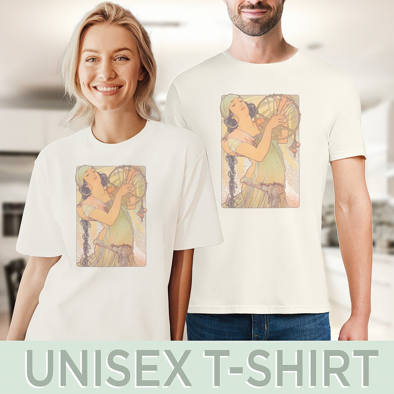 Alphonse Mucha — Salomé (1897) Vintage Art Nouveau Tee