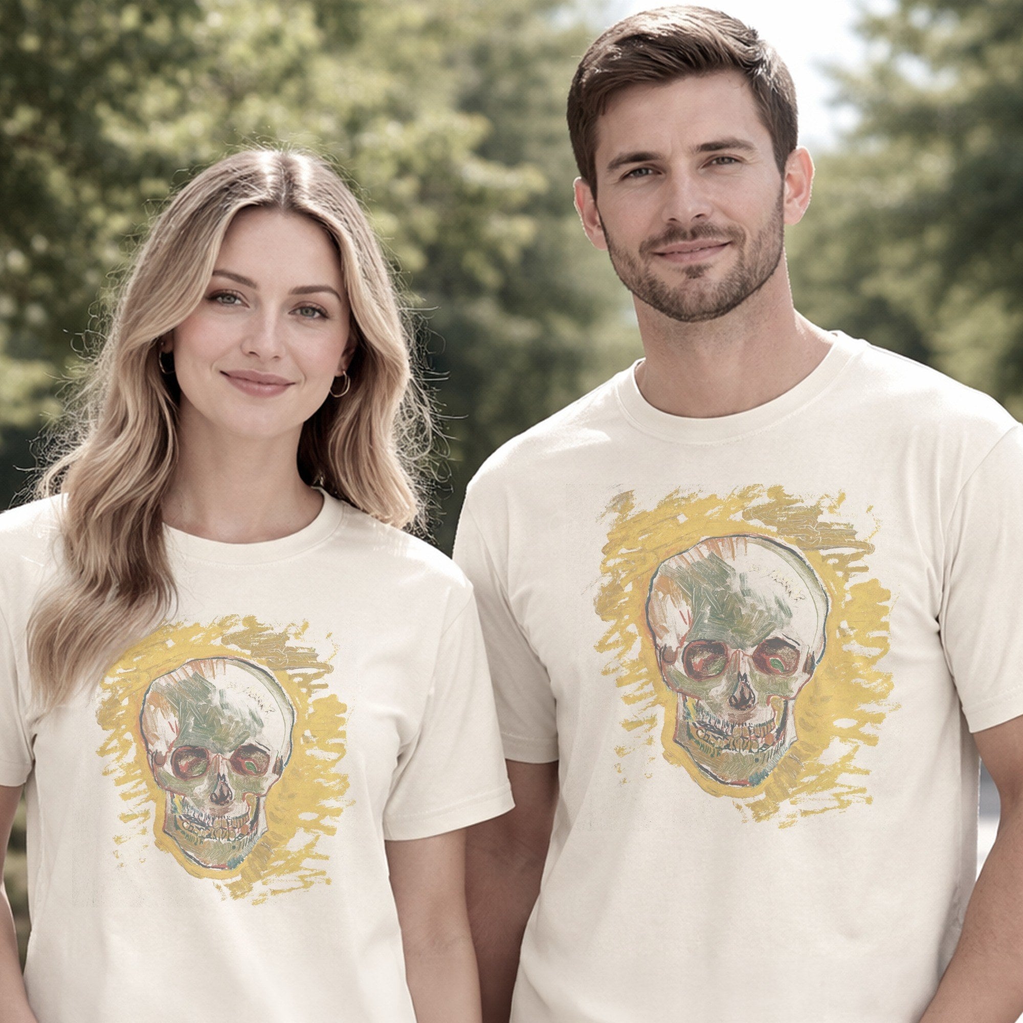 Vincent van Gogh — Skull (1887) Post-Impressionist Painting Tee