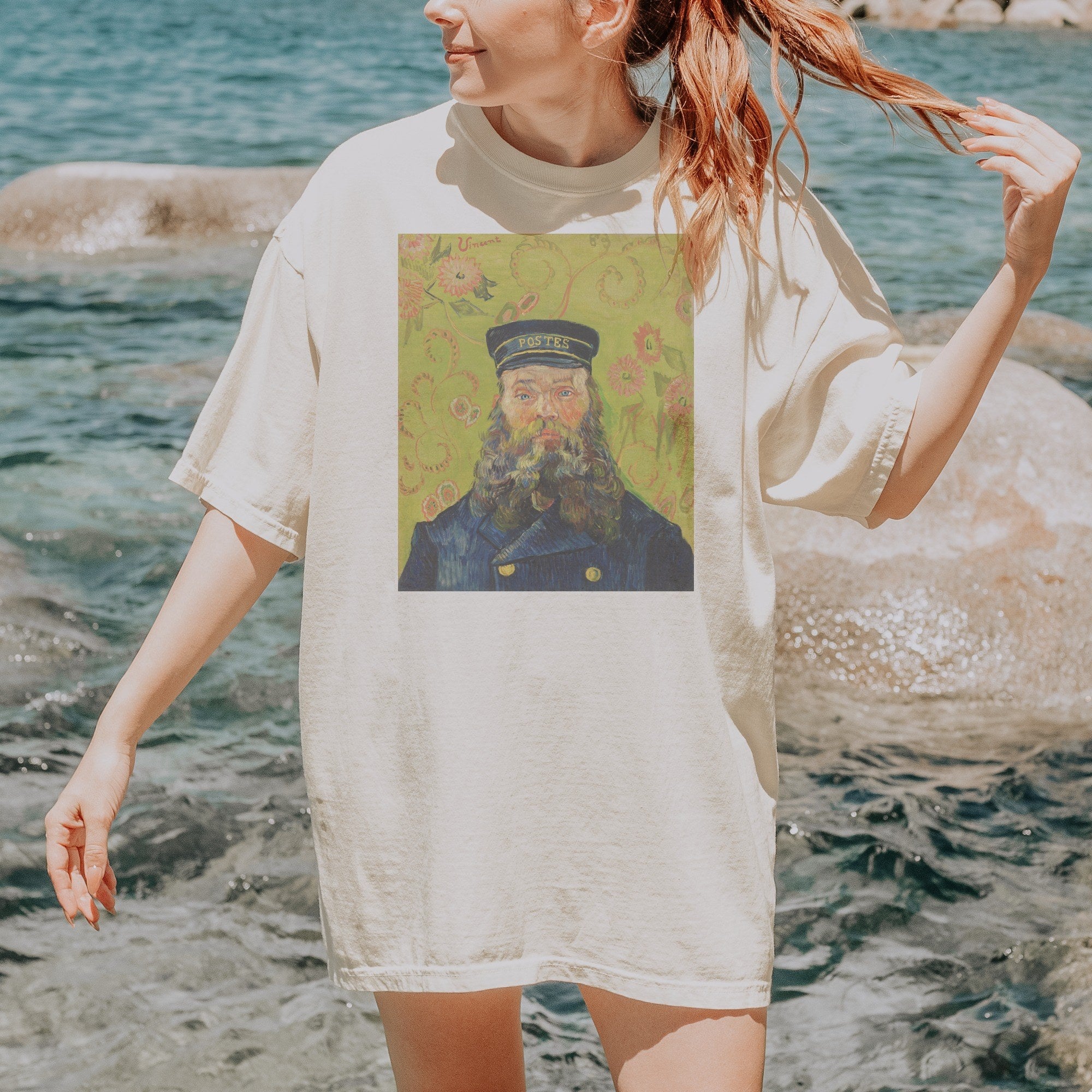 Vincent van Gogh — The Postman (Joseph Roulin) (1888) Post-Impressionist Portrait Tee