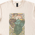 Alphonse Mucha — Untitled (1902) Vintage Art Nouveau Woman & Bear Tee
