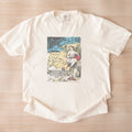 Adolphe Willette — A cause de l'été, l'Événement parisien paraît 2 fois par semaine (1881) Vintage French Poster Tee