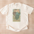 Alphonse Mucha — Untitled Art Nouveau Study (1902) Woman with Bear Vintage Tee