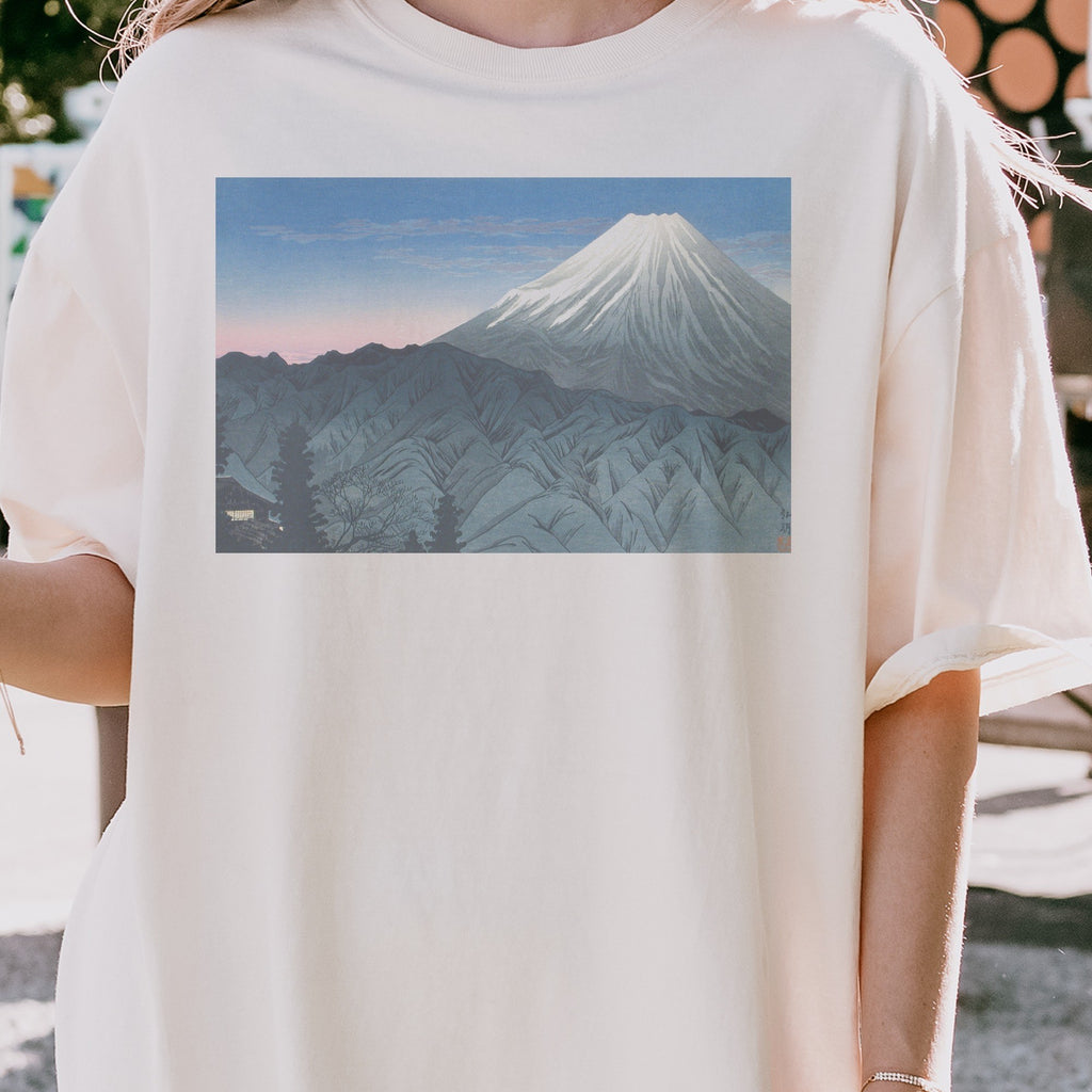 Takahashi Hiroaki (Shōtei) — Mount Fuji from Hakone (1930) Japanese Woodblock Tee