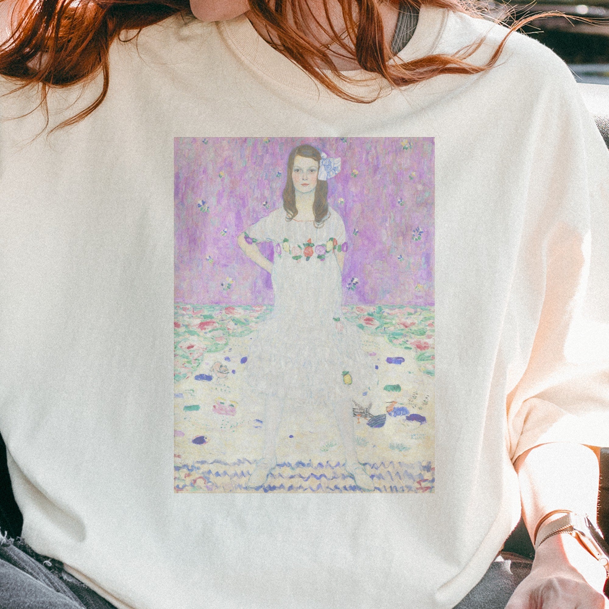 Gustav Klimt — Mäda Primavesi (ca. 1912–1913) Vintage Portrait Art Tee
