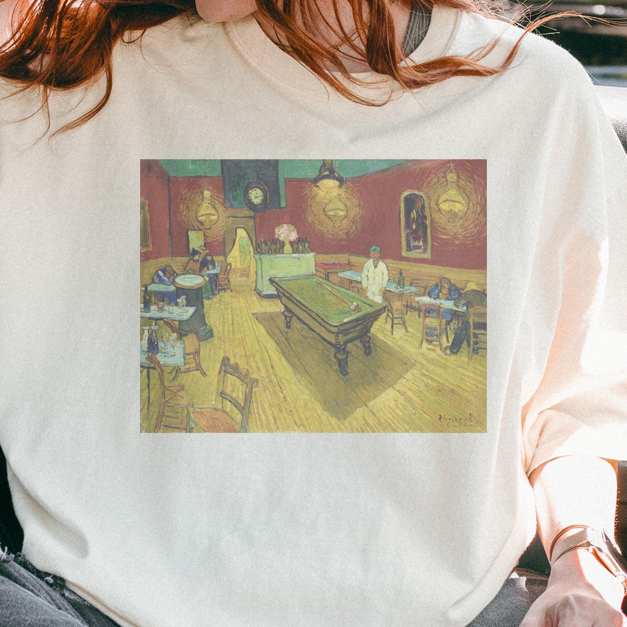 Vincent van Gogh — The Night Café (Le Café de Nuit) (1888) Post-Impressionist Art Tee