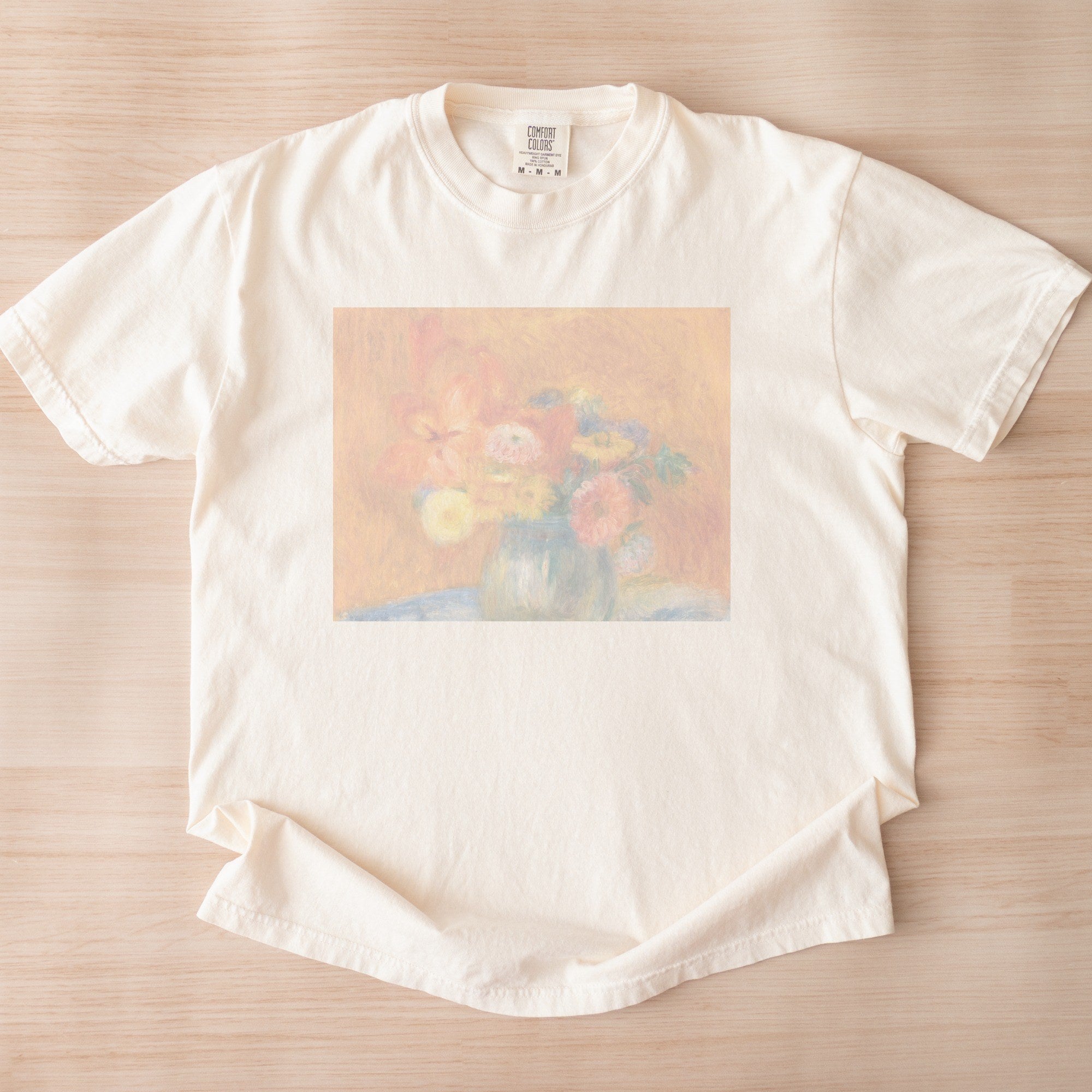 William James Glackens — Green Bowl of Flowers (1916) Vintage Impressionist Floral Tee