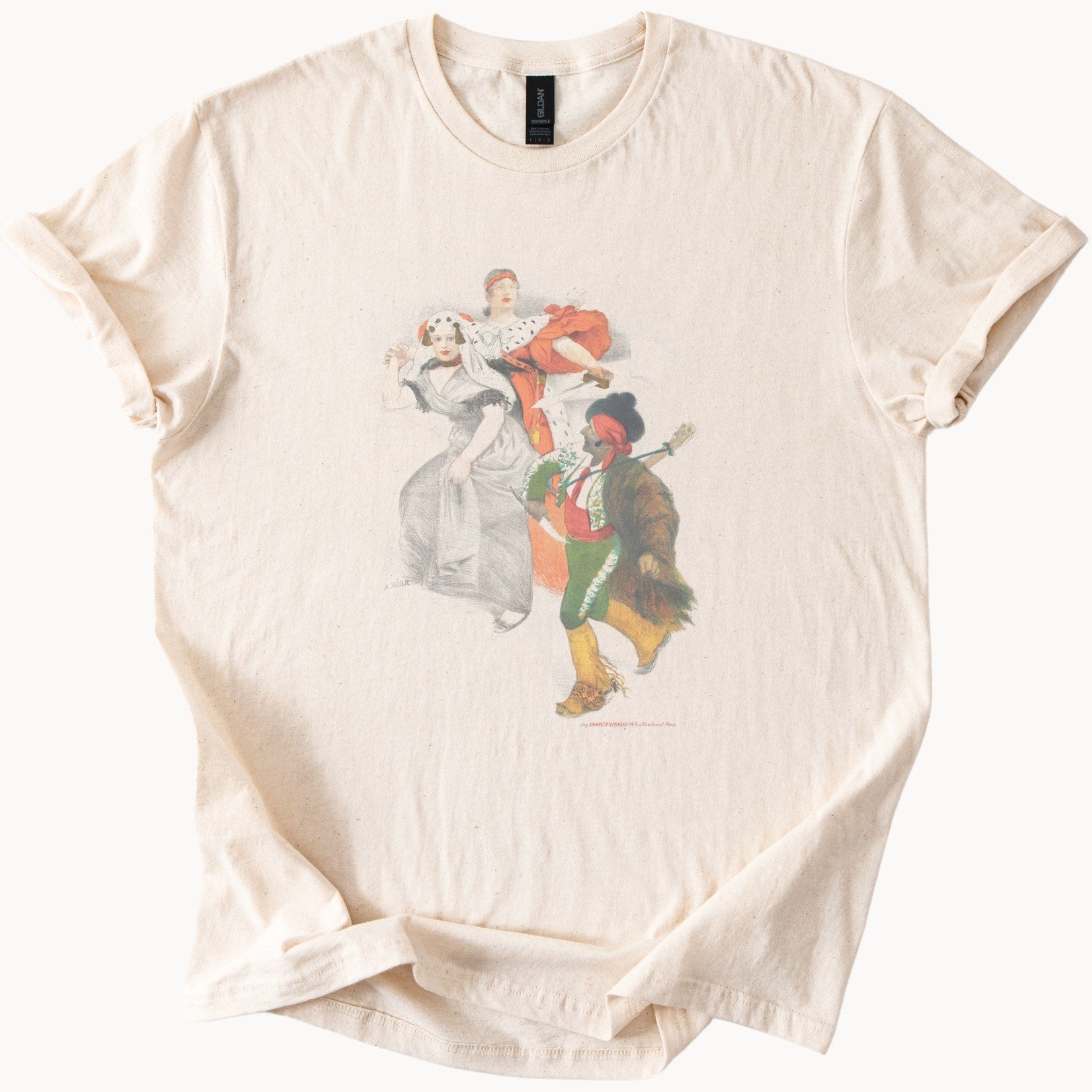 Adolphe Willette — Vintage French Lithograph (1894) Belle Époque Poster Art Tee