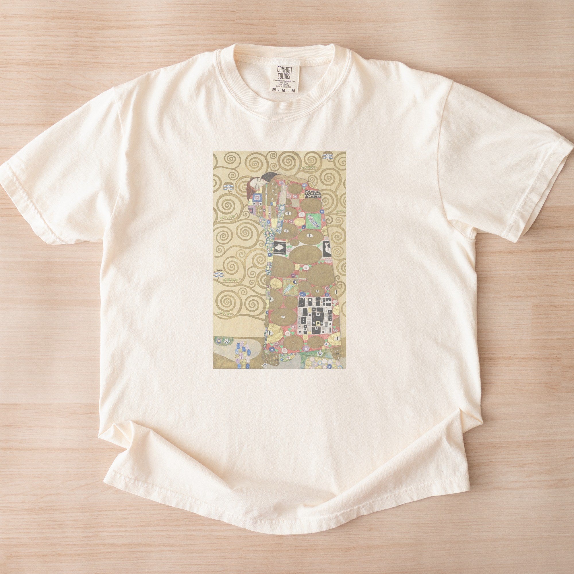Gustav Klimt — Fulfillment (The Embrace), 1910–1911, Stoclet Frieze — Vienna Secession Art Nouveau Tee