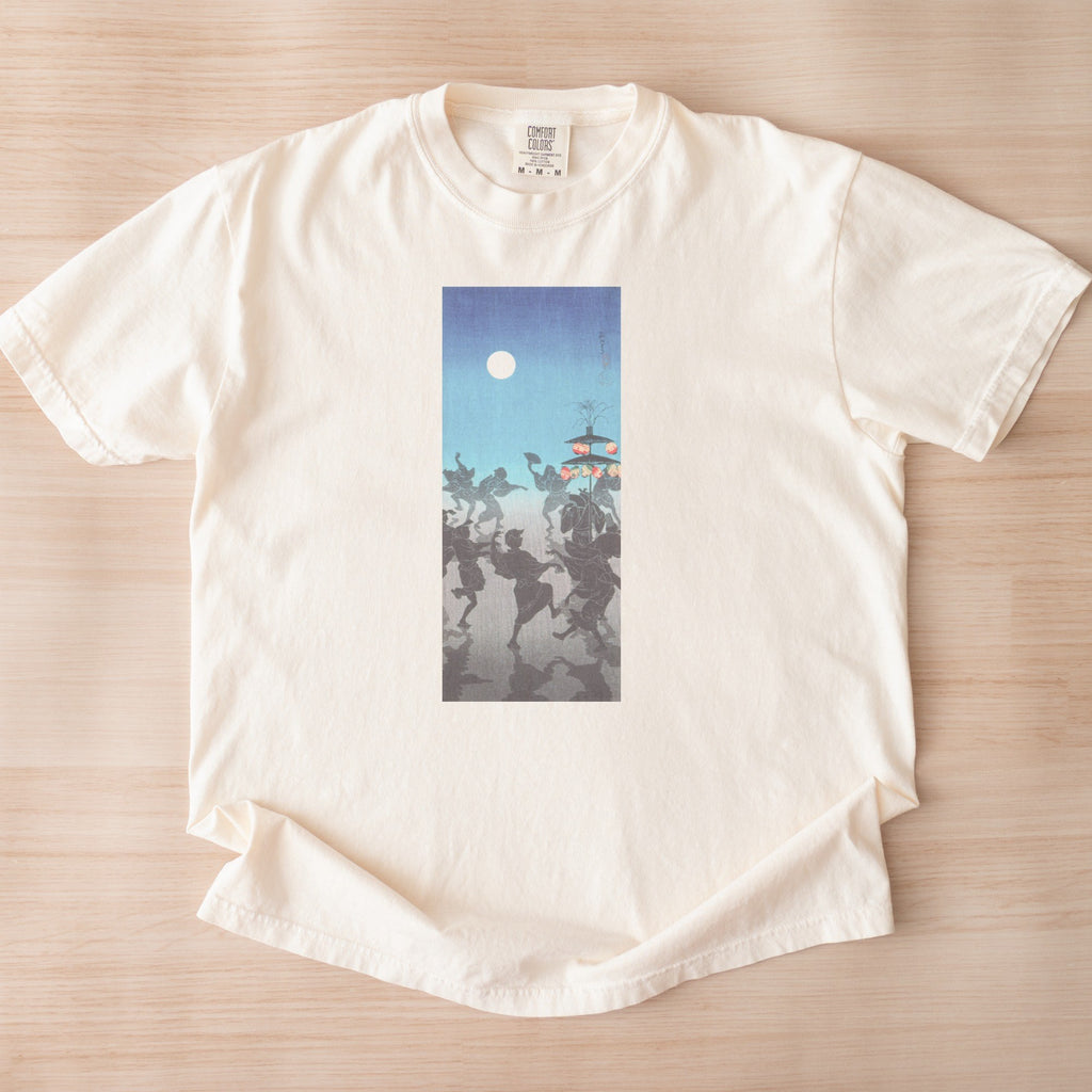 Takahashi Hiroaki (Shōtei) — Dance for Obon Festival (ca.1927–1935) Japanese Woodblock Tee