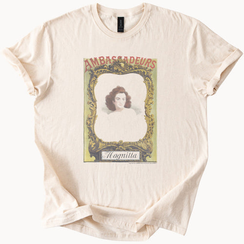 Adolphe Willette — Magnitta, Les Ambassadeurs (1895) Vintage French Belle Époque Poster Tee