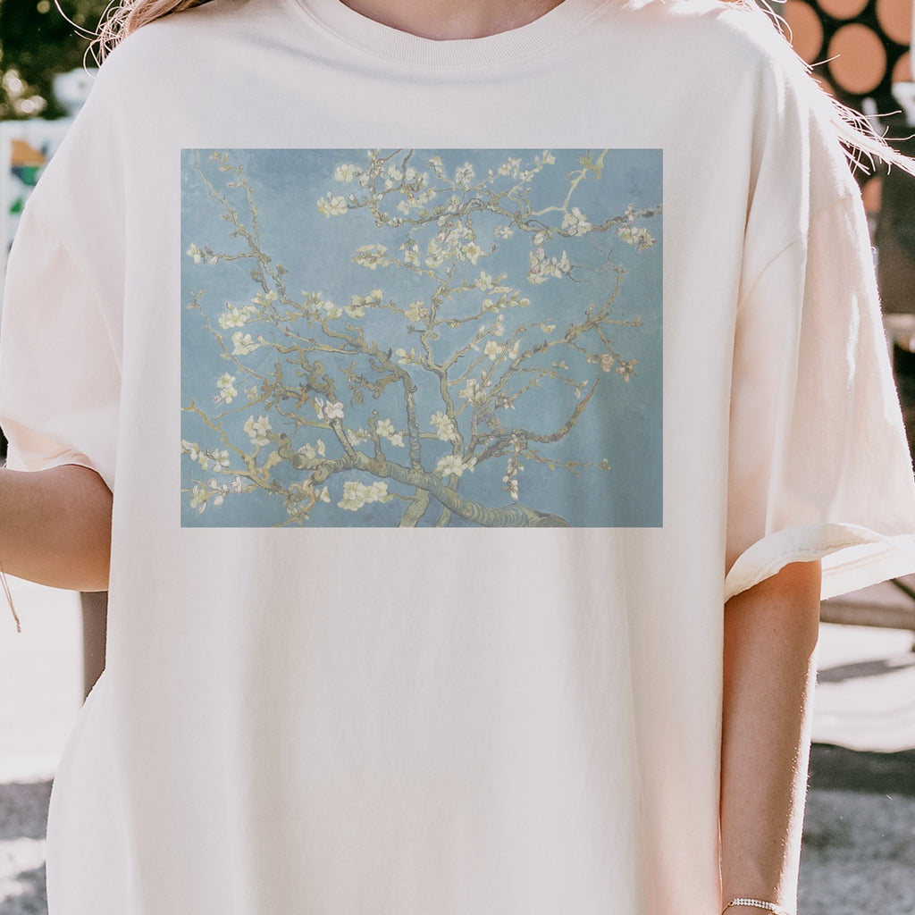 Vincent van Gogh — Almond Blossom (1890) Post-Impressionist Fine Art Tee