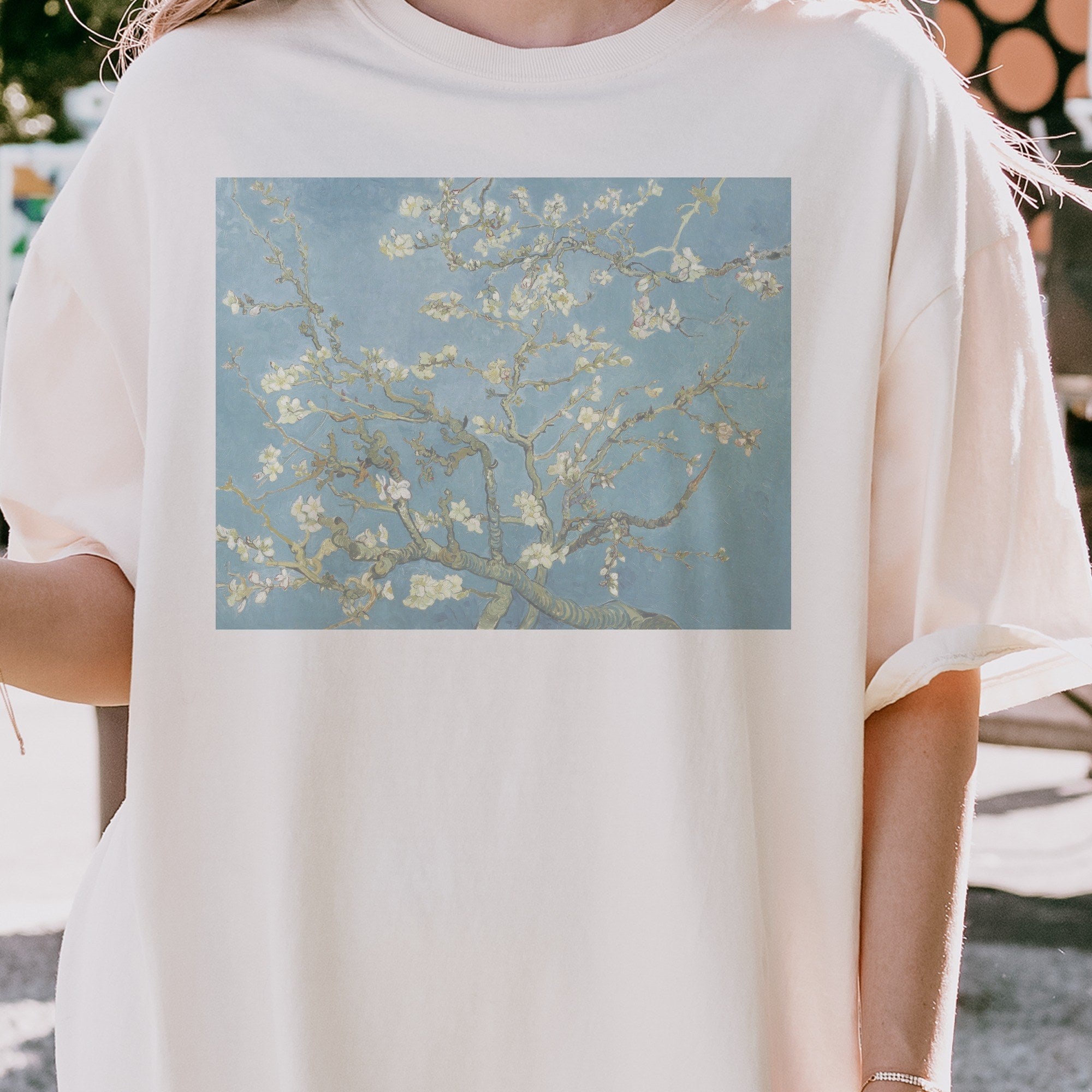 Vincent van Gogh — Almond Blossom (1890) Post-Impressionist Fine Art Tee