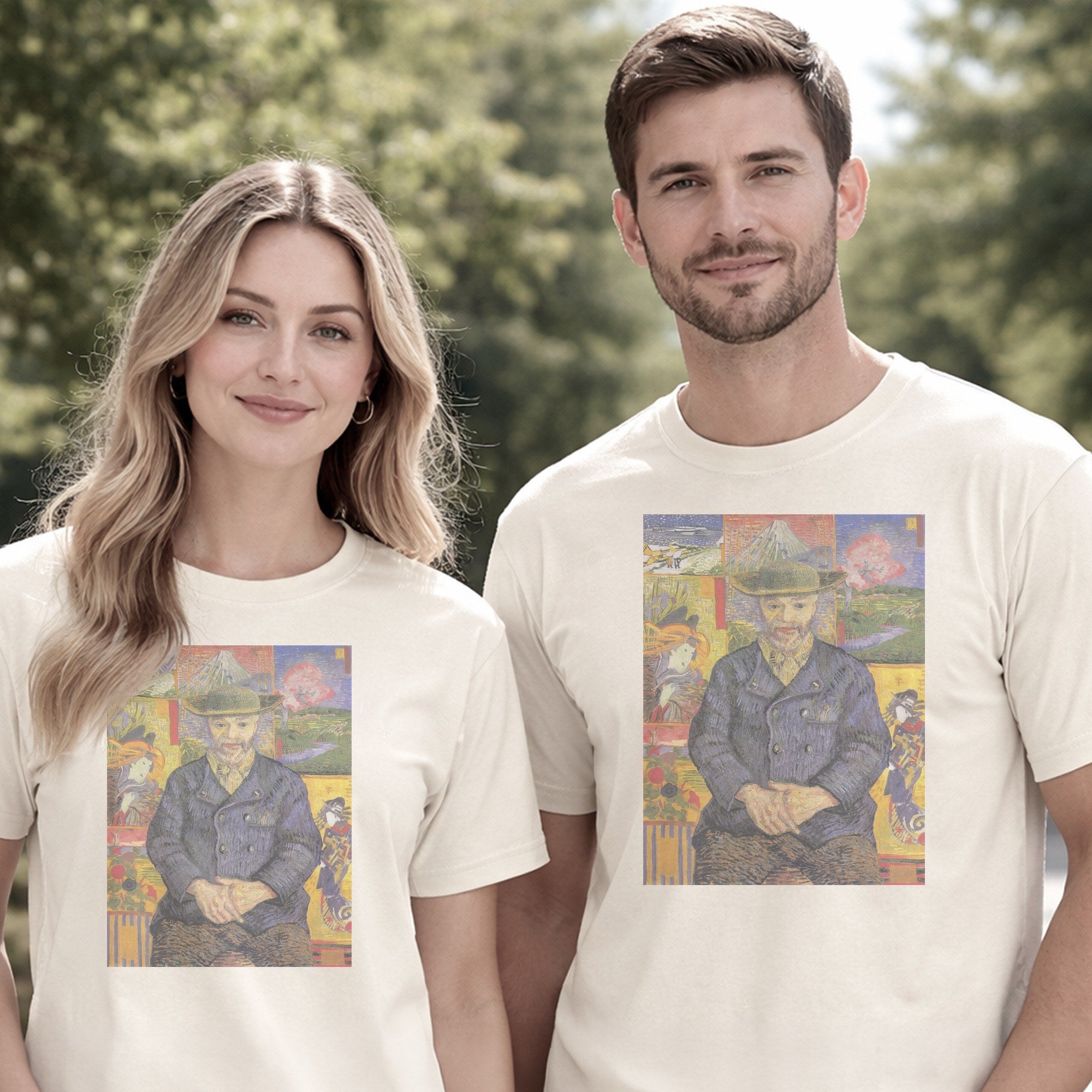 Vincent van Gogh — Portrait of Père Tanguy (1887) Post-Impressionist Fine Art Tee