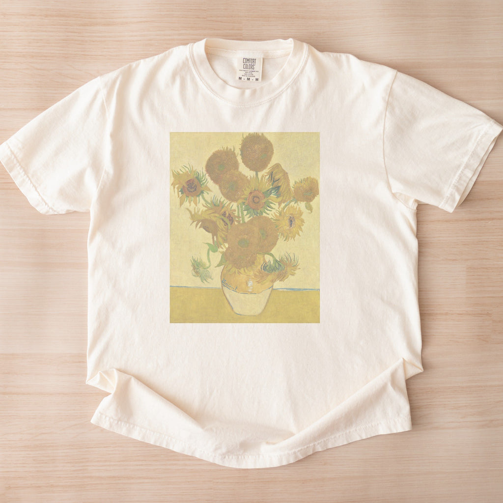 Vincent van Gogh — Sunflowers (1888) Post-Impressionist Still Life Tee