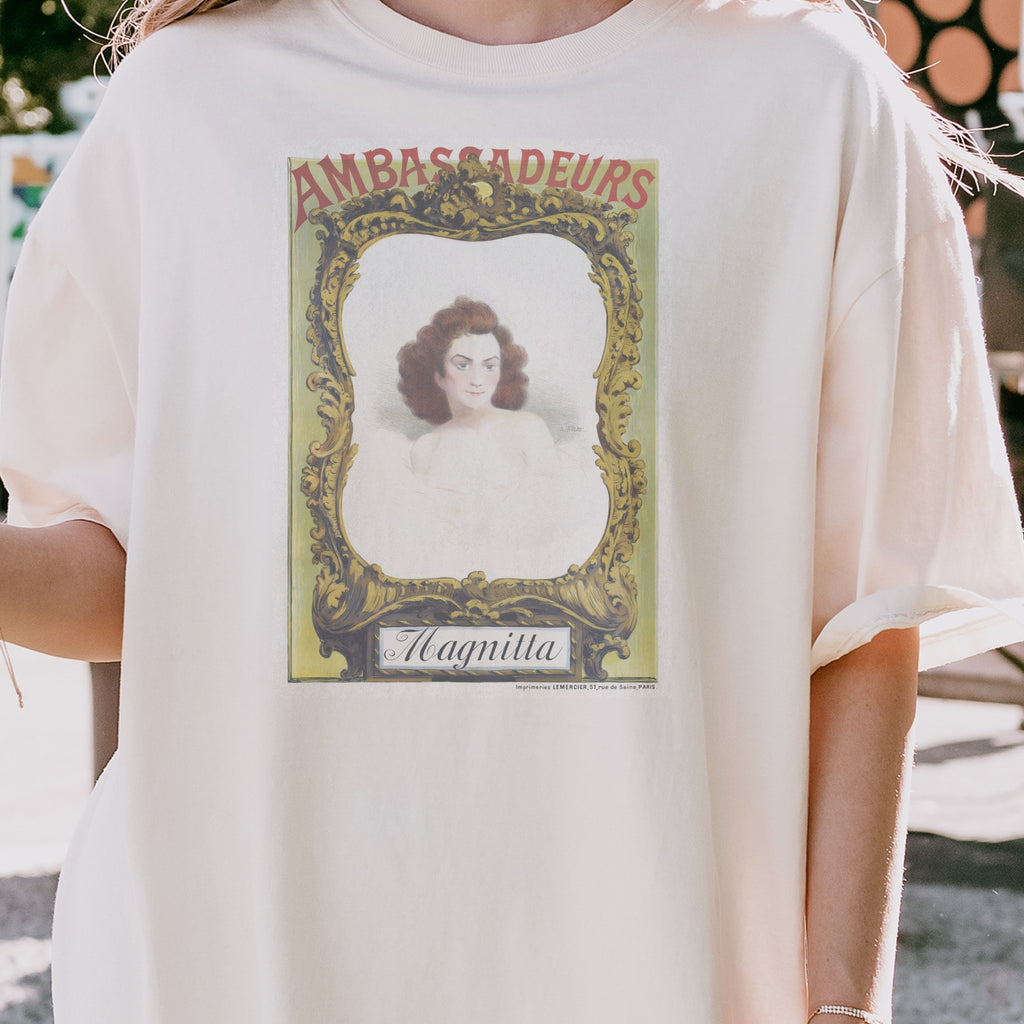 Adolphe Willette — Ambassadeurs: Magnitta (1895) Vintage Belle Époque Poster Tee