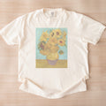 Vincent van Gogh — Vase with Twelve Sunflowers (1888–1889) Post-Impressionist Sunflowers Art Tee