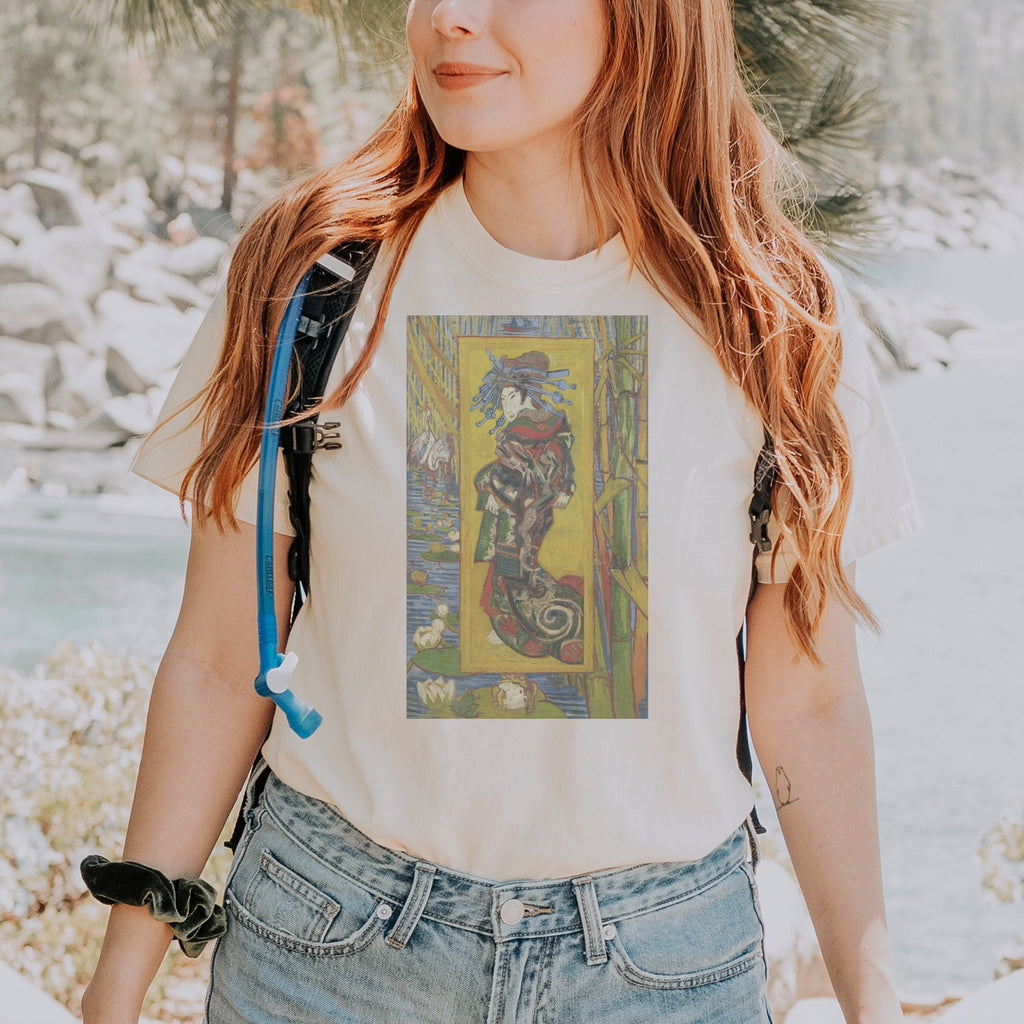 Vincent van Gogh — Courtisane (after Eisen) (1887) Japonisme Fine Art Tee
