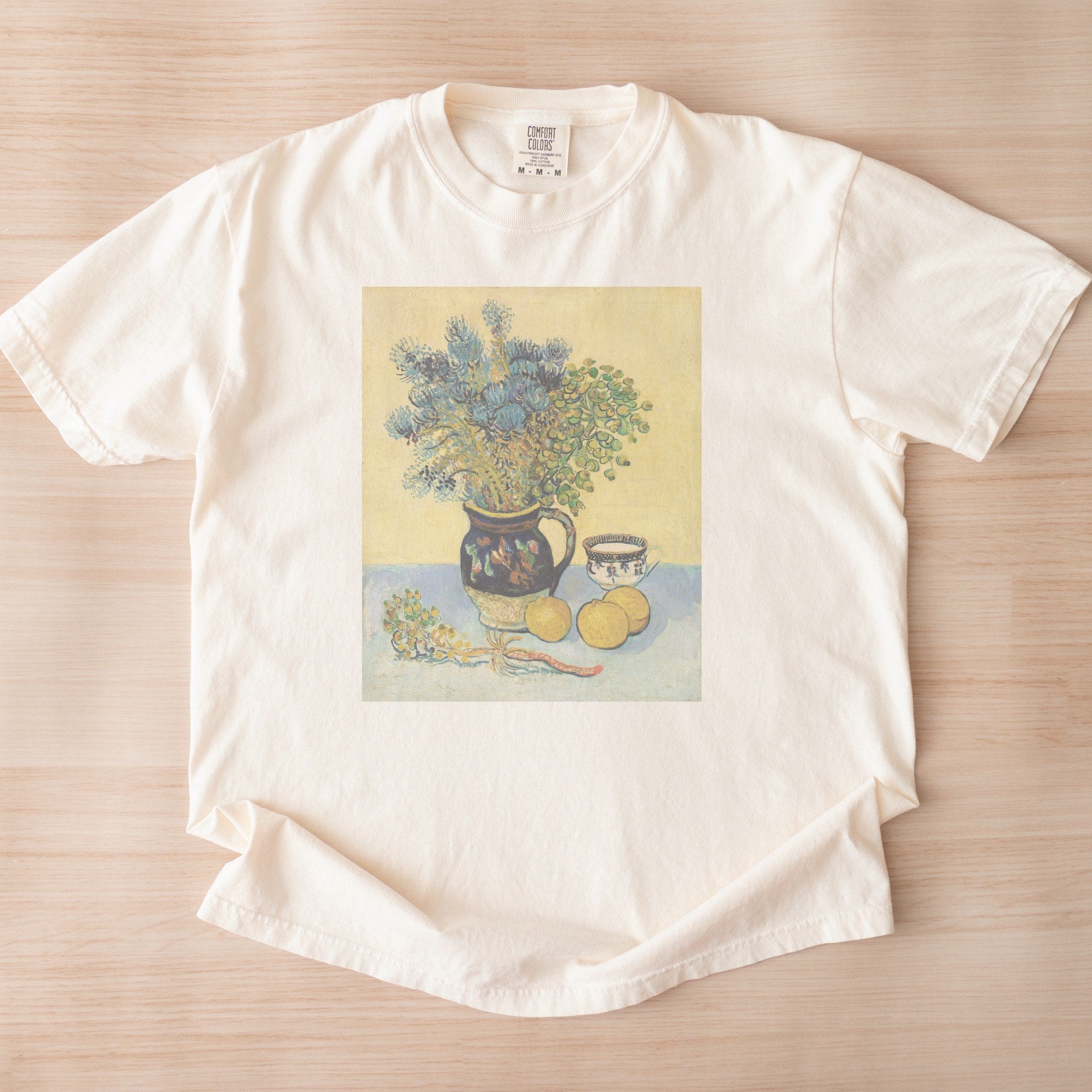 Vincent van Gogh — Still Life (Nature morte) (1888) Post-Impressionist Flowers & Lemons Tee