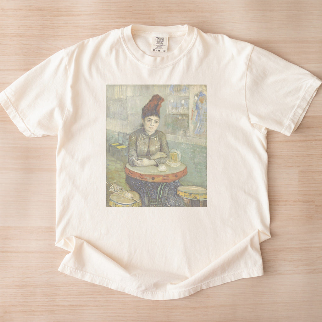 Vincent van Gogh — Agostina Segatori Sitting in the Café du Tambourin (1887–1888) Vintage Post-Impressionist Tee