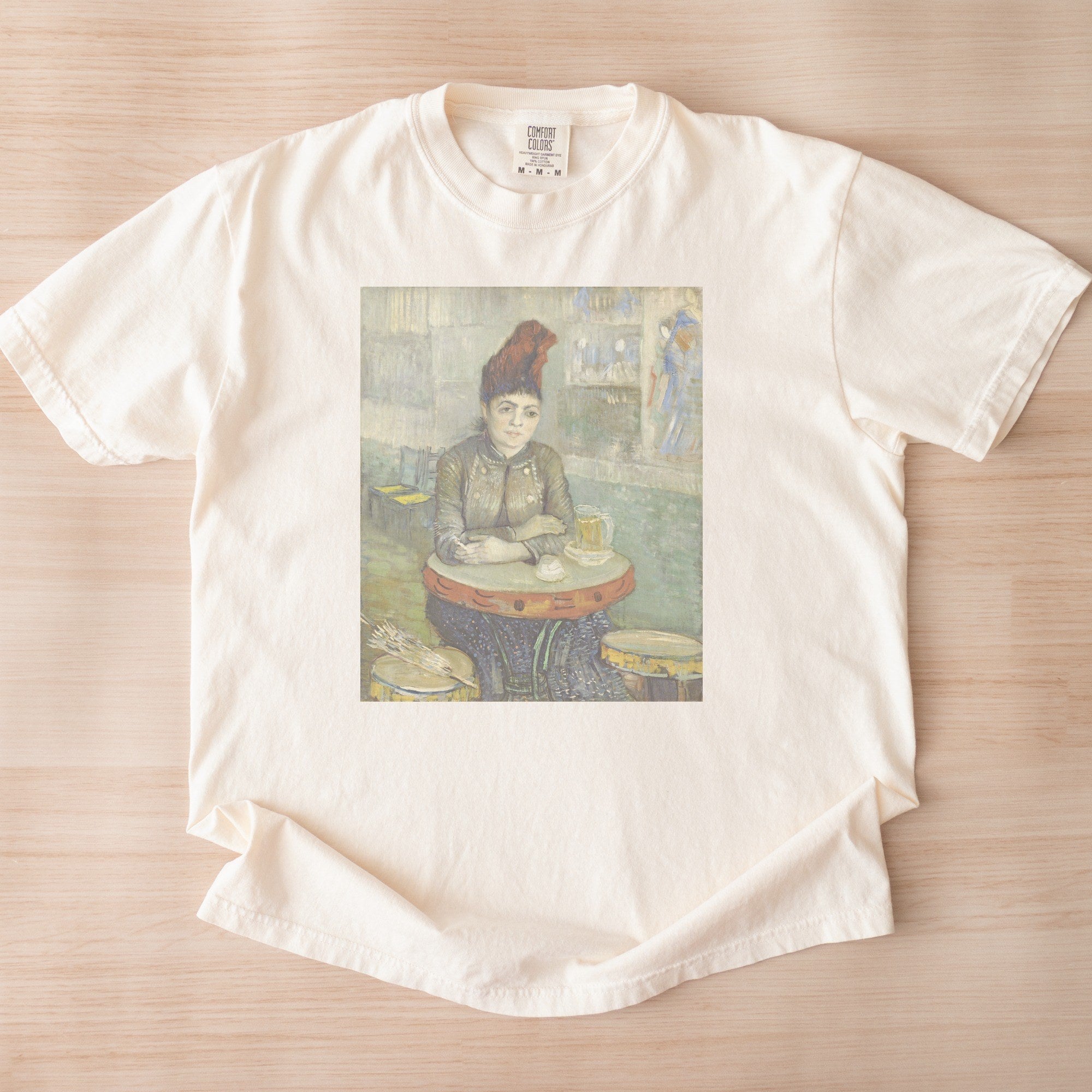 Vincent van Gogh — Agostina Segatori Sitting in the Café du Tambourin (1887–1888) Vintage Post-Impressionist Tee