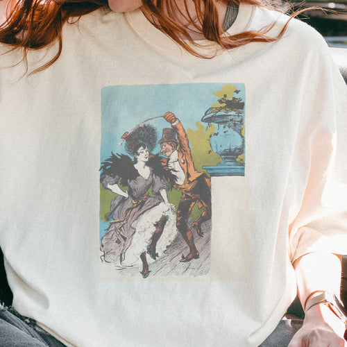 Adolphe Willette — Dancing Poster (c.1880–1900) Vintage Belle Époque Cabaret Tee