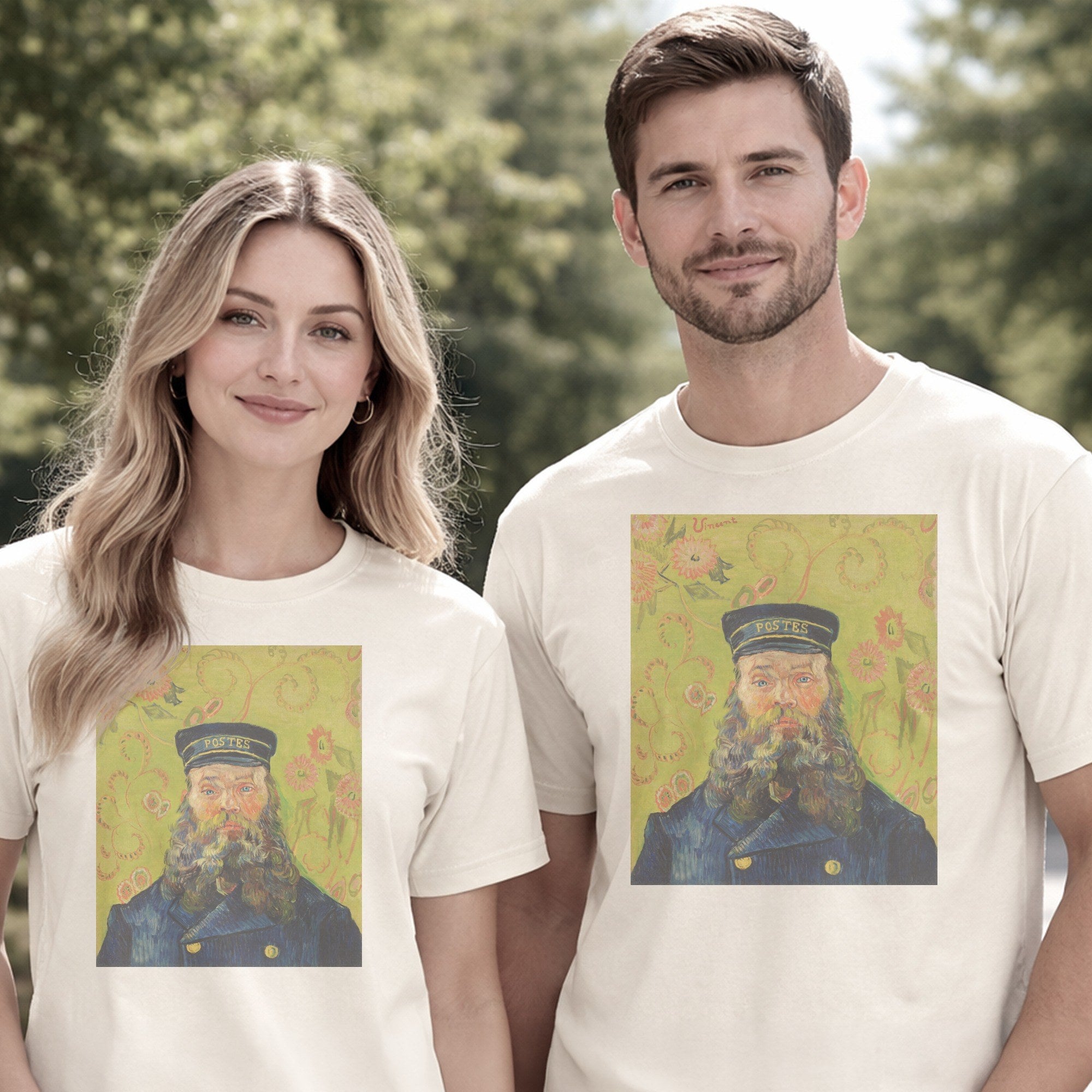 Vincent van Gogh — The Postman (Joseph Roulin) (1888) Post-Impressionist Portrait Tee