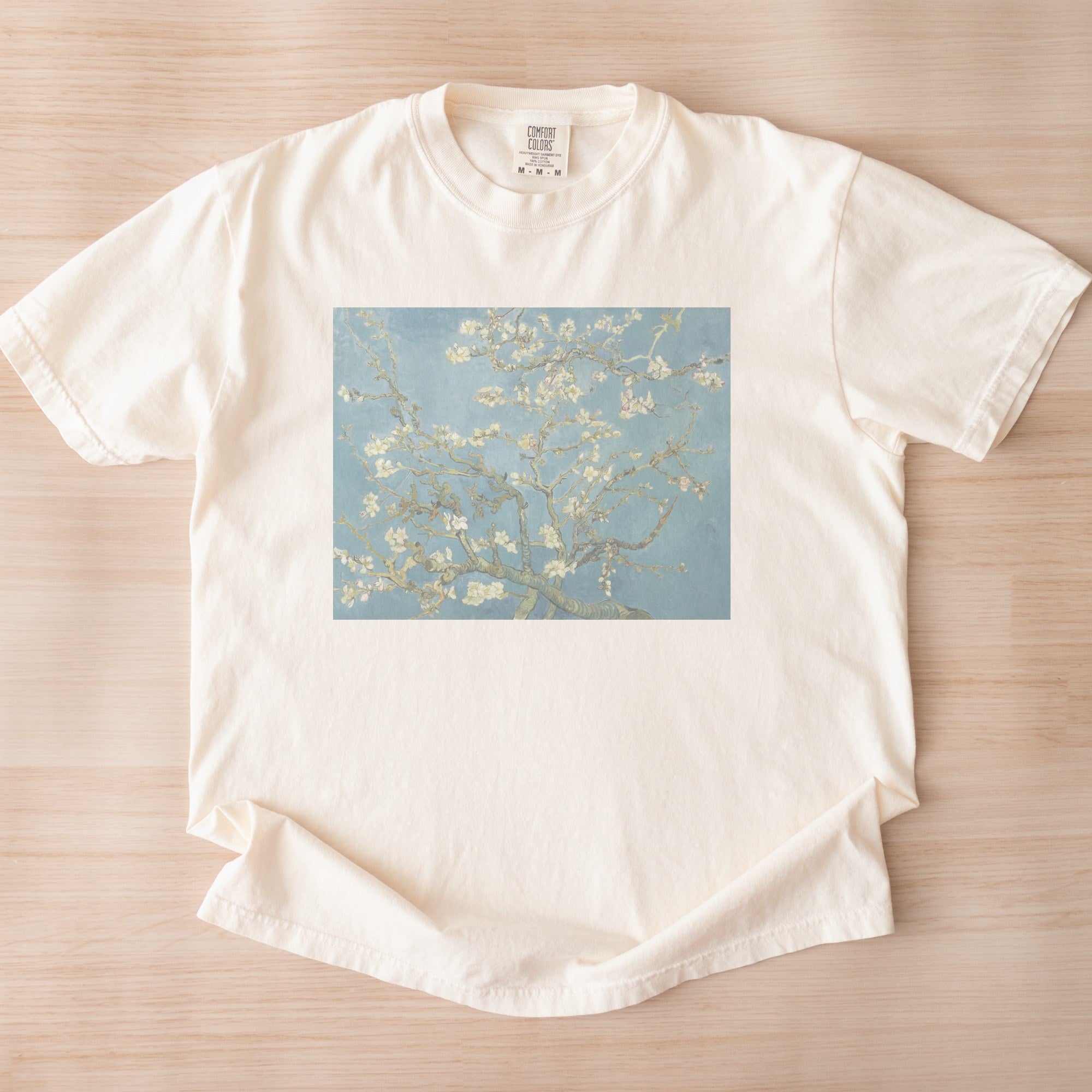 Vincent van Gogh — Almond Blossom (1890) Post-Impressionist Fine Art Tee