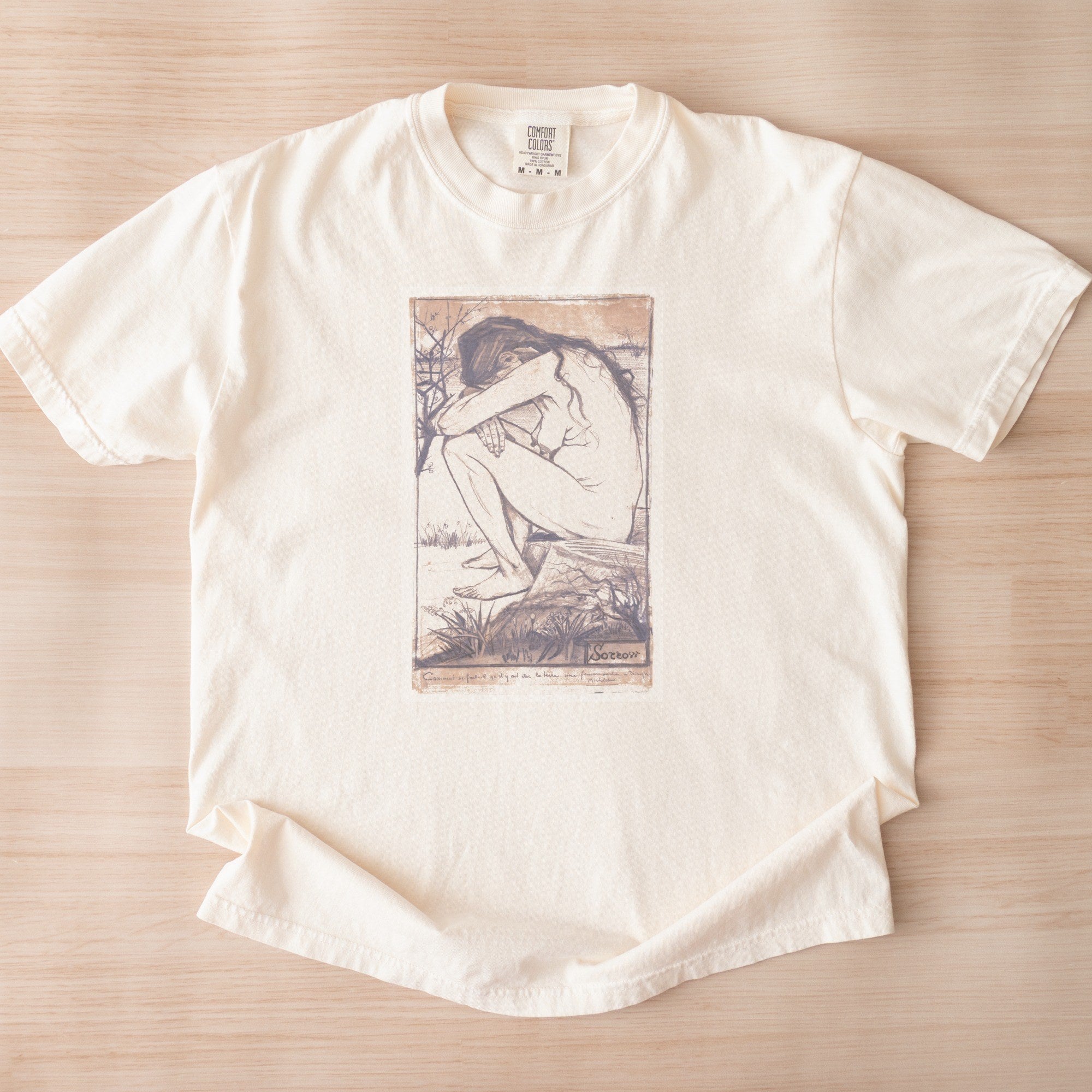 Vincent van Gogh — Sorrow (1882) Vintage Figure Drawing Tee
