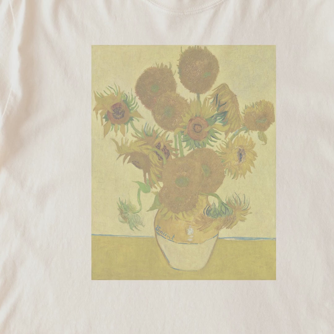Vincent van Gogh — Sunflowers (1888) Post-Impressionist Still Life Tee